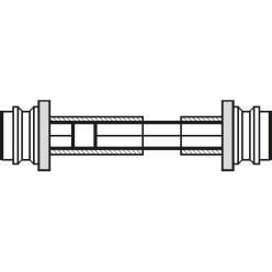 Fixation 250.50.4 (50-75mm) pour Ø21mm/S/Volet (set de 2 pièces) / pce