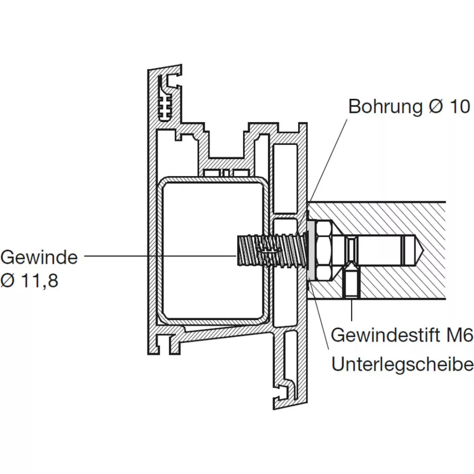 Invisible Mounting 195.48.5 for...