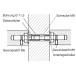 Bevestiging 250.60.5 (60-85mm) Arc en ES4010...b roestvrij staal (set van 2 stuks) / pce