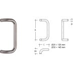 Offset Door Pull Handle...