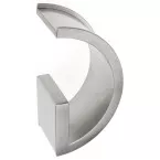 Cuvettes inox pour coulissants bois ou Sekurit forme G 40mm / pce