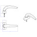 Fapim Horus 2050 Simple Black Handle RAL 9005 / pc