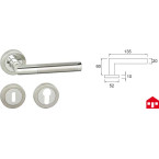 Paar Inox BB grepen met...