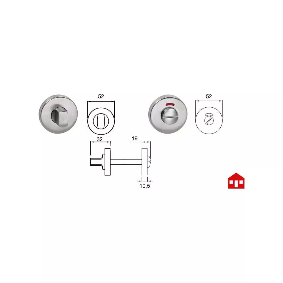 WC-set inox L&L Home / pce