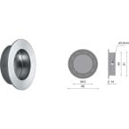 Round stainless steel cup...
