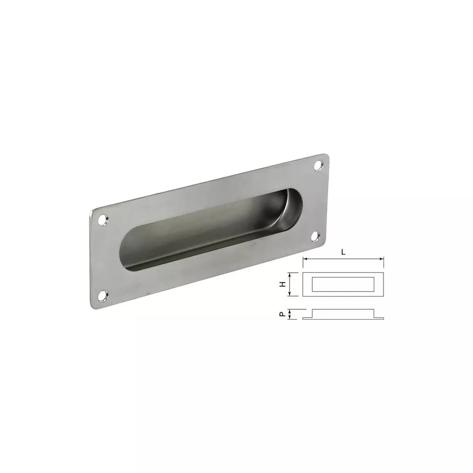 Large Rectangle Stainless Steel Bowl...