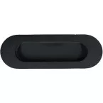 Black Lacquered Rounded Dish 120 x 40mm per piece