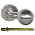 Vaste knop Ø55 inox L&L Office Sphere-2 art.342 / pce