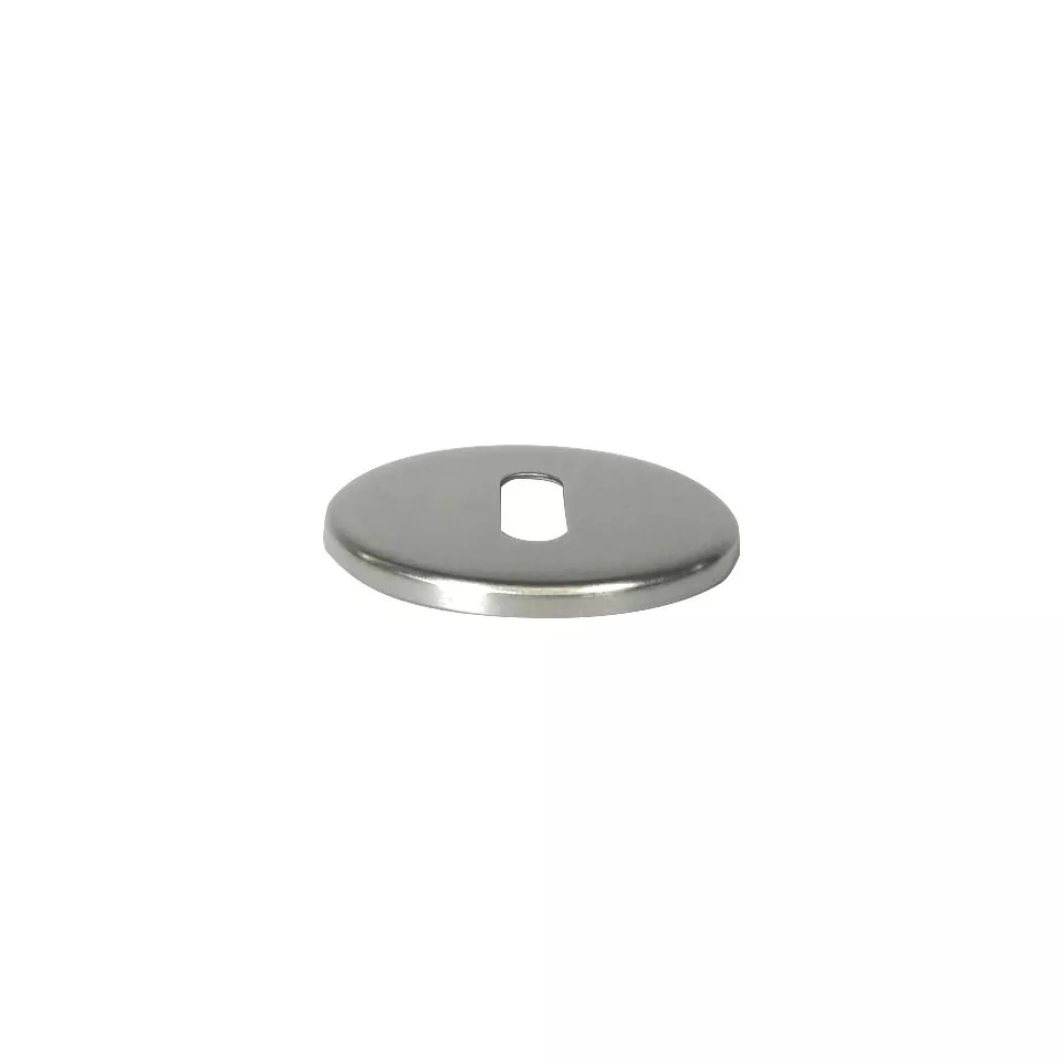 Paar 4mm ronde BB 316 inox rozetten /...
