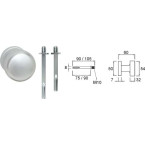 Fixed Aluminum Button with...