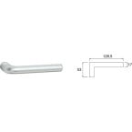 Paar aluminium handgrepen L...