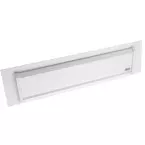 Albo 515/300 White Lacquered Letter Plate per piece