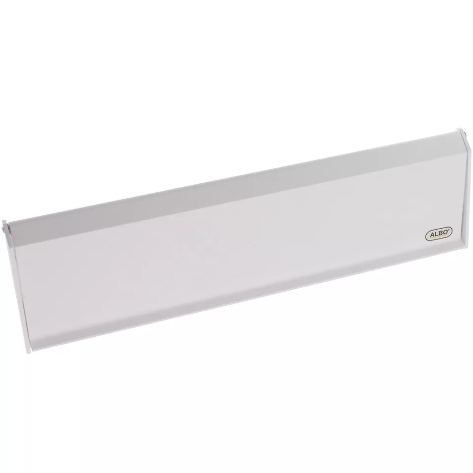 Albo 505 White Lacquered Letter Plate...