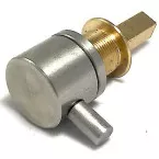 Bouton de fermeture Locco inox pour serrure No-Ha mini WC / pce