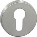 Pair of Arena Brushed Stainless Steel Round Keyhole Escutcheons Ø53/8mm per piece