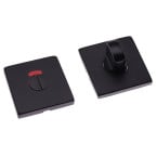 Pair of black lacquered WC...