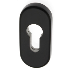 Oval Security Escutcheon PZ 9mm Thickness Aluminum F5 Brown MAT8077 / pc