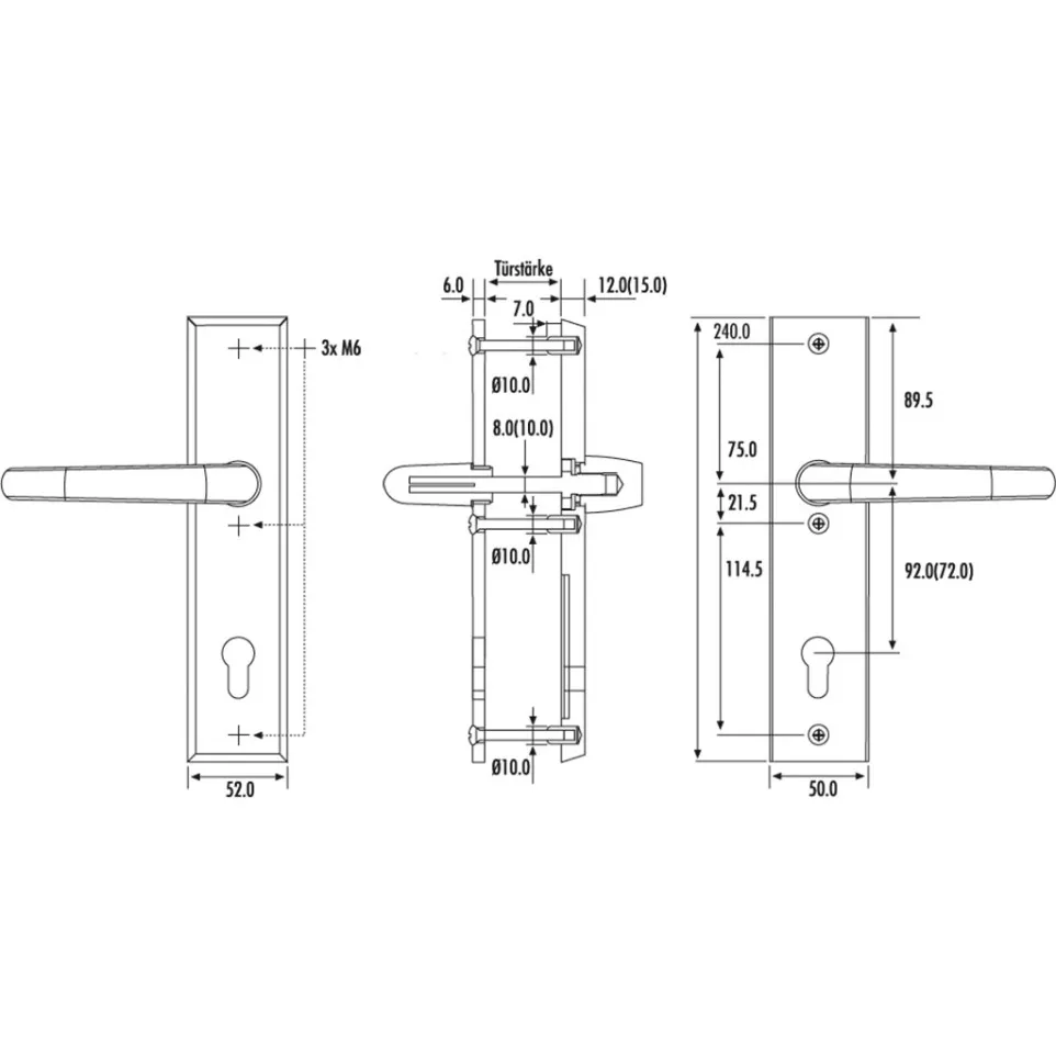 Dieckmann Solid Aluminum Security...