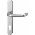 Security Door Handle Set on Backplates SKG*** Lever/Lever PZ 92mm ZA Stainless Steel (no screws or spindle) / pc