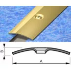 Polished Brass Door Threshold 30x930mm / 0.93m