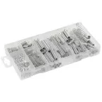 Assortimentsbox met veren (200 stuks) / pce