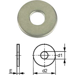 Stainless Steel A2 Fender Washer DIN 9021 12x37mm Pack of 200