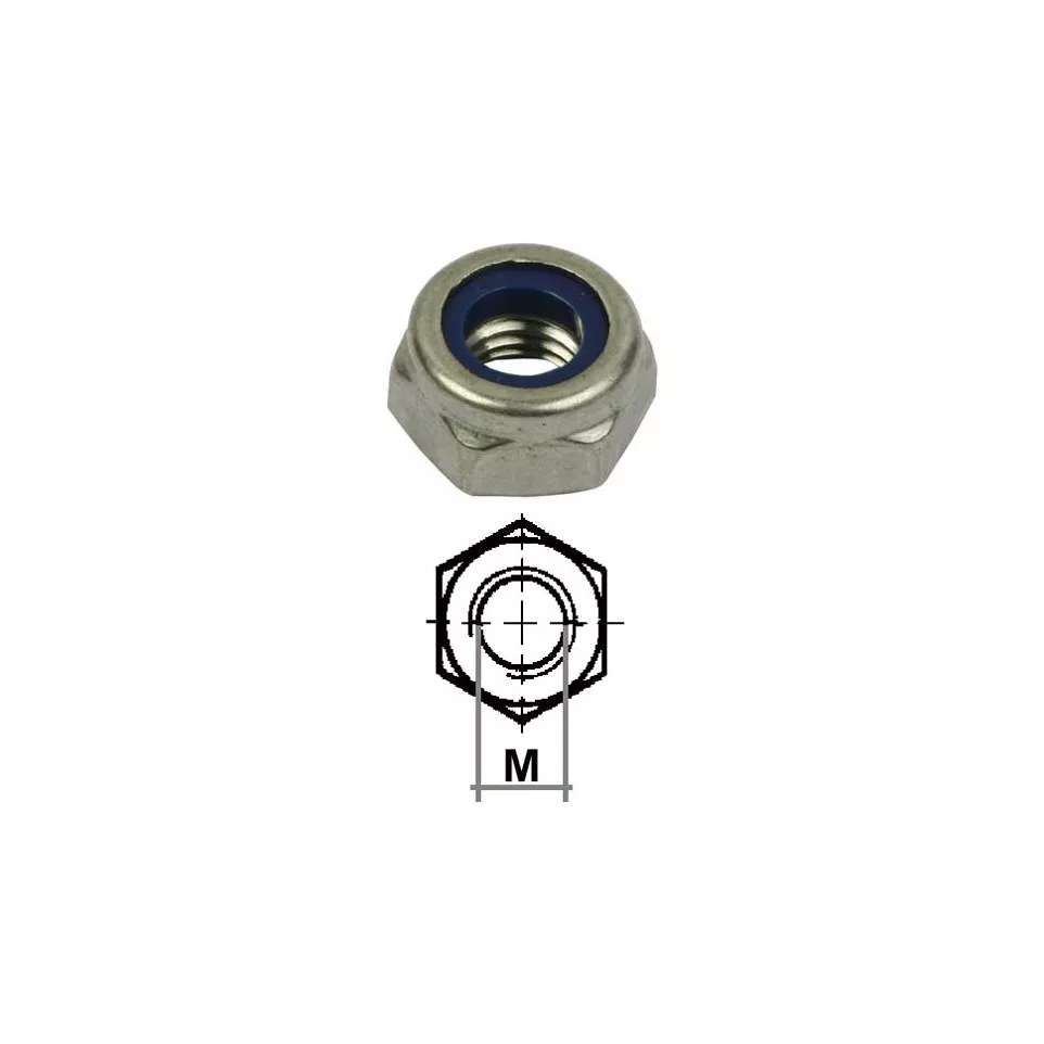 DIN 985 A2 Stainless Steel Hex Lock...