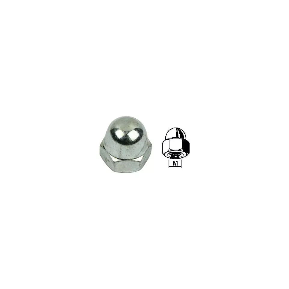 Zinc-Plated Steel Acorn Nuts DIN 1587...