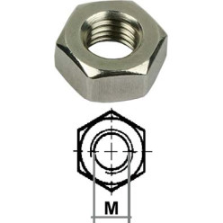 Écrou inox A2 DIN 934 M5 / 200pce