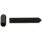Vis 6 pans creux acier brut sans tête DIN 916 bout pointeau Ø5x8mm / 200pce