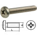 Vis à métaux inox A2 tête cylindrique DIN 7985H Ø4x30mm / 200pce