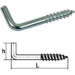 Schroefduim staal verzinkt Ø5x50mm / 100pce