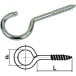 Zinc-Plated Steel Cabinet Hook Ø2.5x16mm / 100pcs