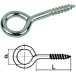 Zinc-Plated Steel Screw Eyes Ø2.6x12x6mm / 100pcs