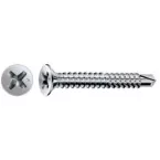 Vis de ferrures autoforante à tête fraisée FEX-A PH2 pour profil PVC Ø3,9x38mm / 1000PCE