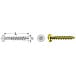 WINGLIN Yellow Zinc Round Head Wood Screws (PZ1) Ø3x20mm / 200pcs