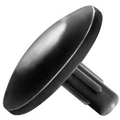 Capuchon pour vis SPAX cruciforme forée zinguée (PZ) noir / 500PCE