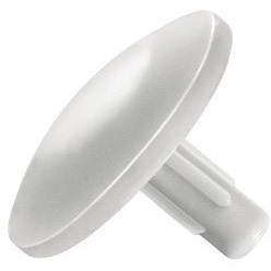 Capuchon pour vis SPAX cruciforme forée zinguée (PZ) blanc / 500PCE