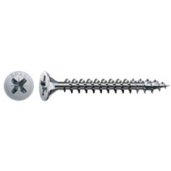 SPAX Zinc Plated Countersunk Pozidriv Wood Screws Ø4.5x45mm Pack of 200