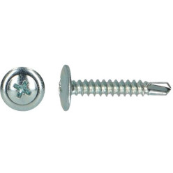 Zelftappende verzinkte lenskopschroef Ø4,2x13mm / 1000pce