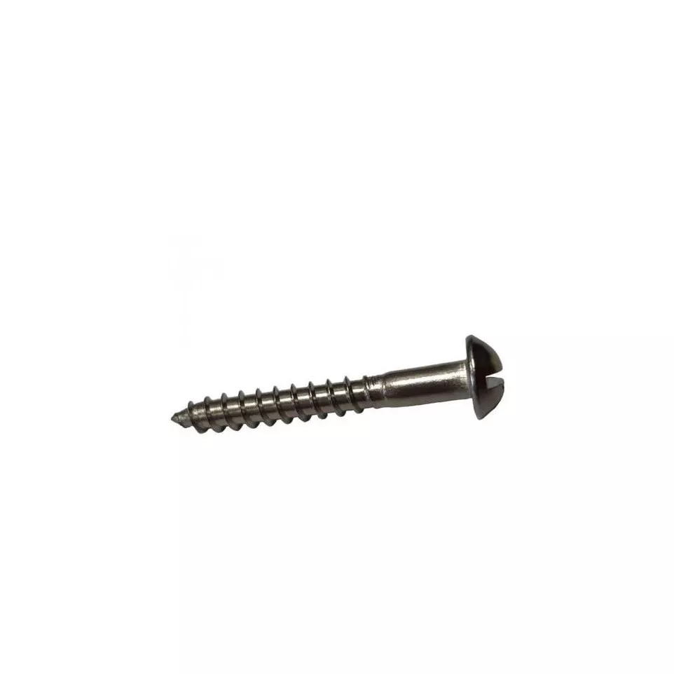 Steel Wood Screws Slotted Round Head...