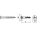 Nickel Plated Brass Wood Screw Countersunk Pozi Drive DIN 7995 Ø4.5x45mm Box of 200