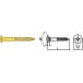 Brass PZ2 Pozi Wood Screws Countersunk Head DIN 7995 Ø5x35mm Box of 200