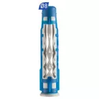 Spitpluggen met Color-Tech schroeven Ø8x50mm / 50pce