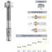 Spit FIX 3 verzinkte segmentanker Ø10 5-65mm / pce