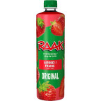 Raak siroop aardbei, fles...