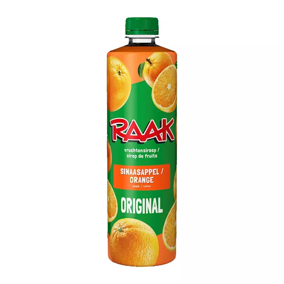 Raak Orange Syrup 75 cl Bottle