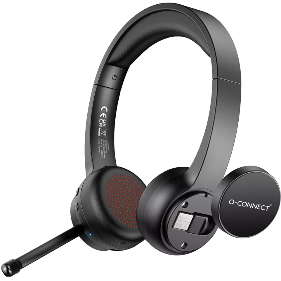 Q-CONNECT Wireless Headset, Black