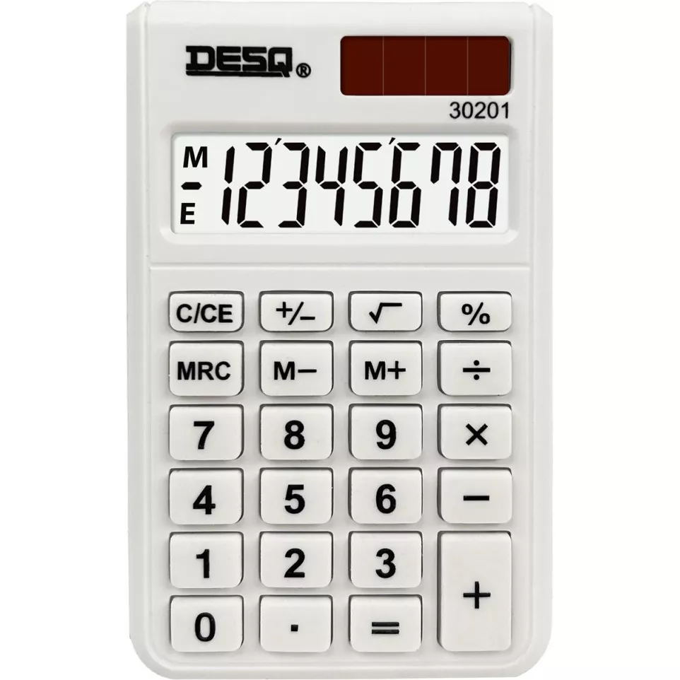 Desq zakrekenmachine 30201, wit