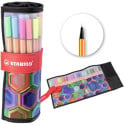 STABILO Point 88 fineliner ARTY, set de rouleaux de 25 pièces, assorti